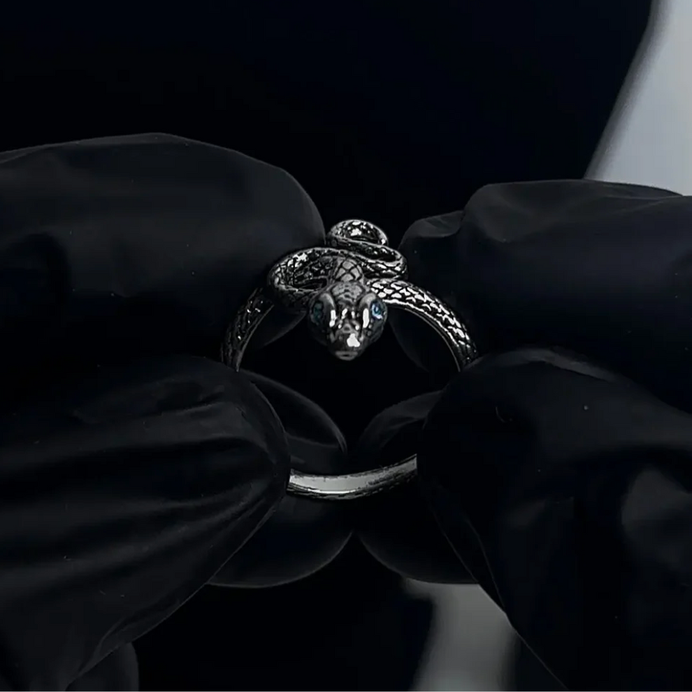 Silver Serpent Ring