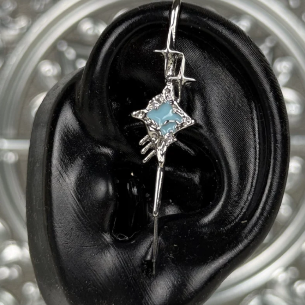 Lunar Diamond Earrings