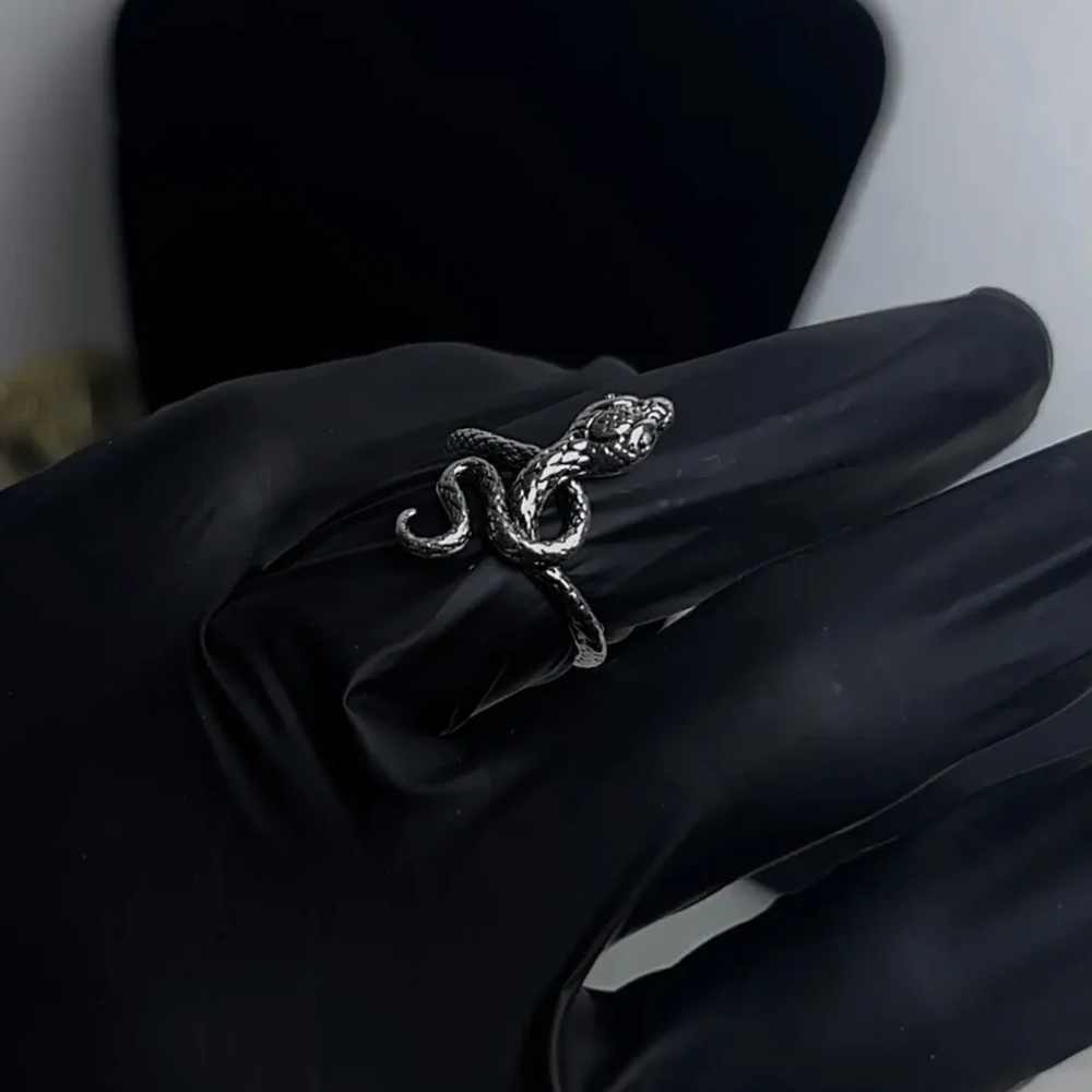 Silver Serpent Ring